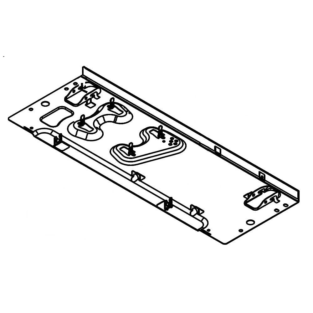 Part #w10480110, Refrigerator Plate / 4.00 x 5.00 x 1.00