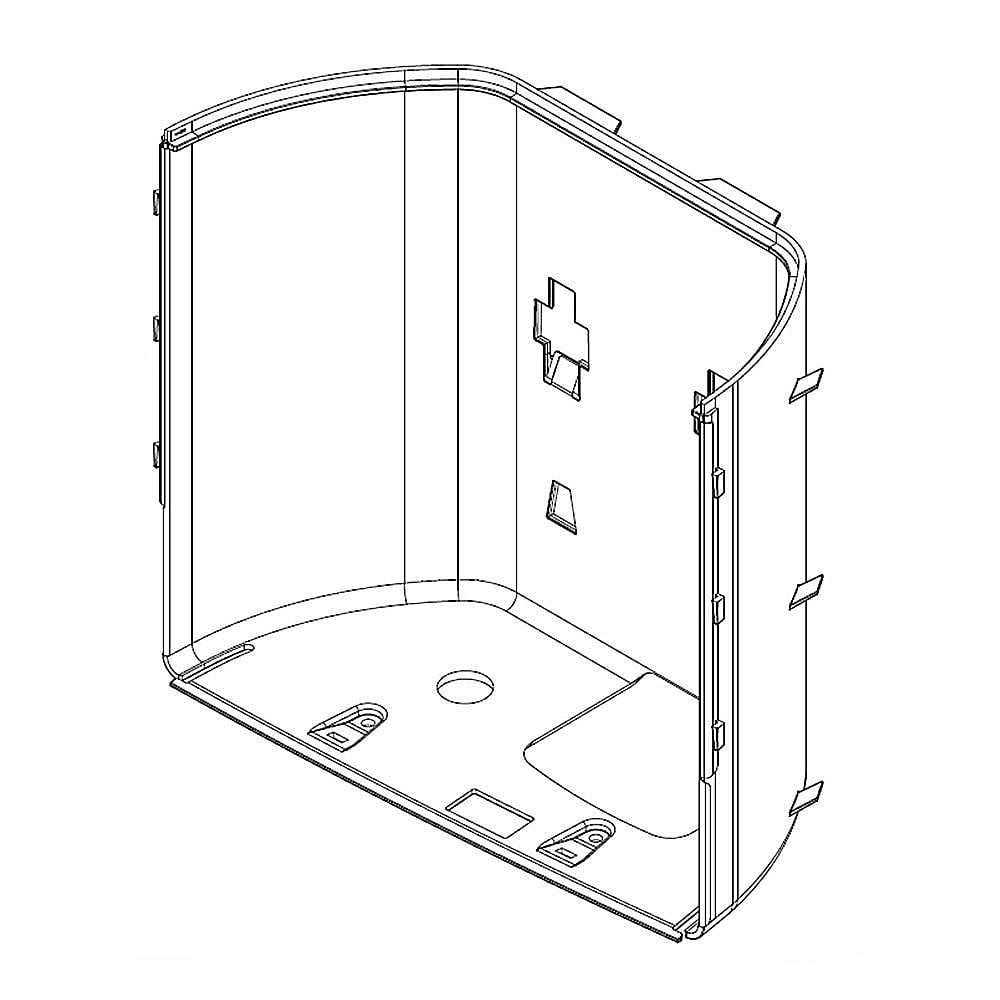 Part #w10486344, Refrigerator Shield / 4.00 x 9.00 x 6.00