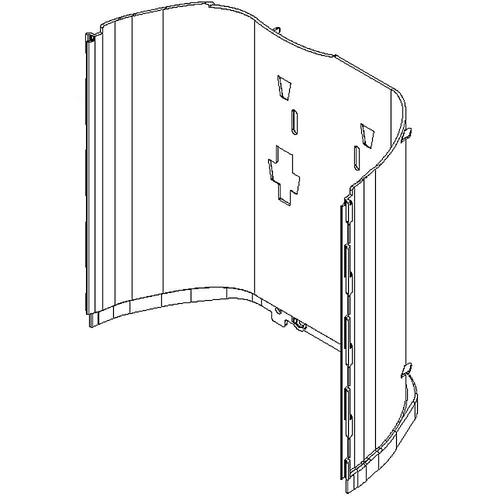 Part #w10486345, Refrigerator Shield / 4.00 x 9.00 x 10.00