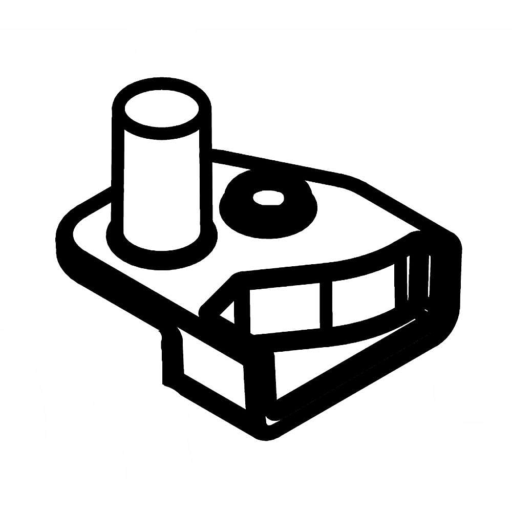 Part #w10486560, Door Stop / 1.25 x 1.38 x 1.12