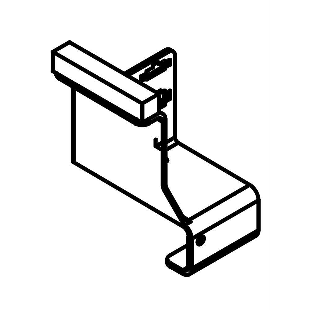 Part #w10499011, Kenmore Refrigerator Bracket Assembly / 4.75 x 3.00 x 2.88