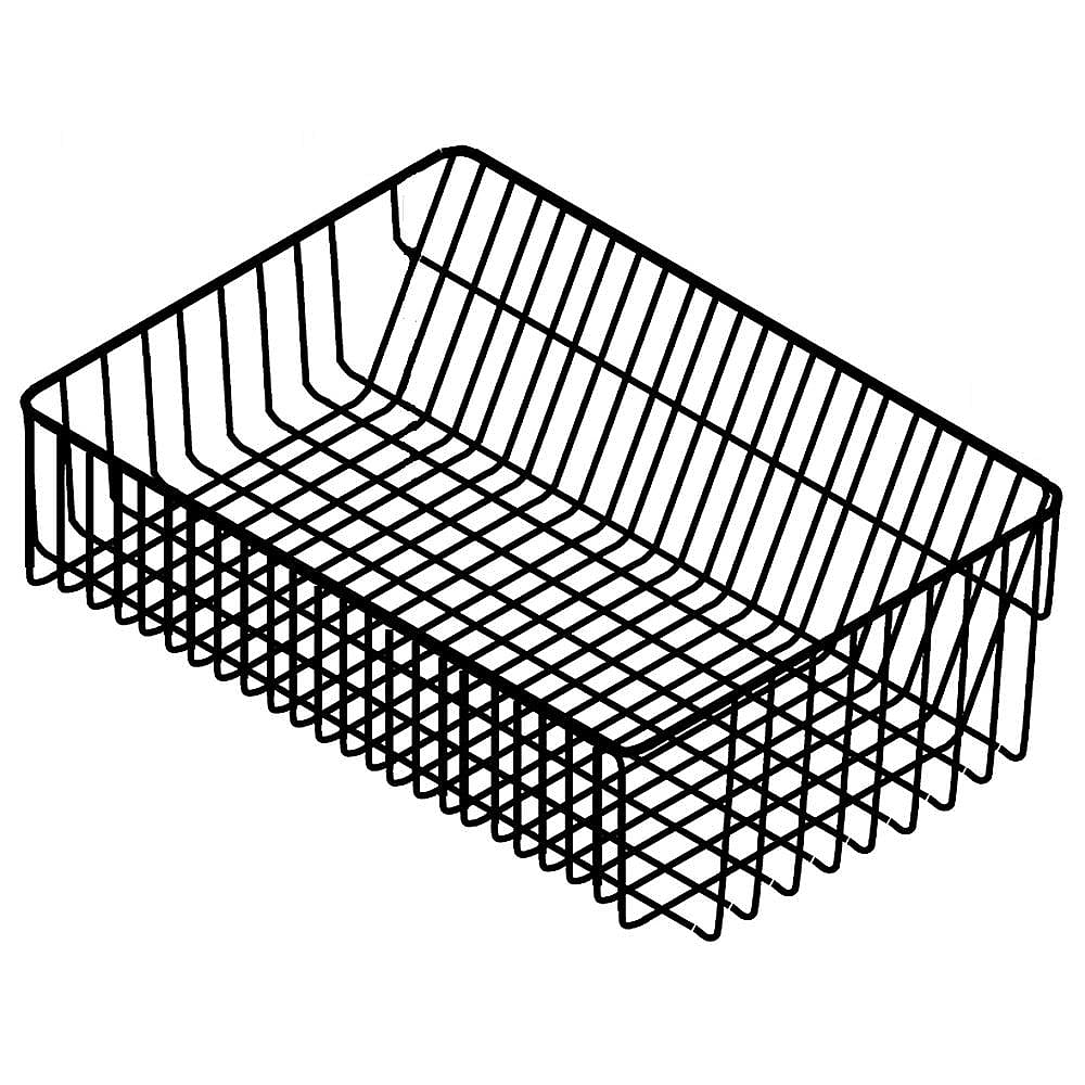 Part #w10503182, Ikea Refrigerator Freezer Basket, Lower / 20.50 x 17.50 x 7.00