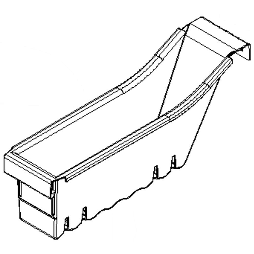 Part #w10507444, Refrigerator Divider / 20.50 x 9.00 x 5.50