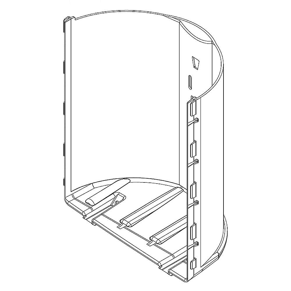 Part #w10520868, Refrigerator Separator / 11.00 x 8.75 x 4.62
