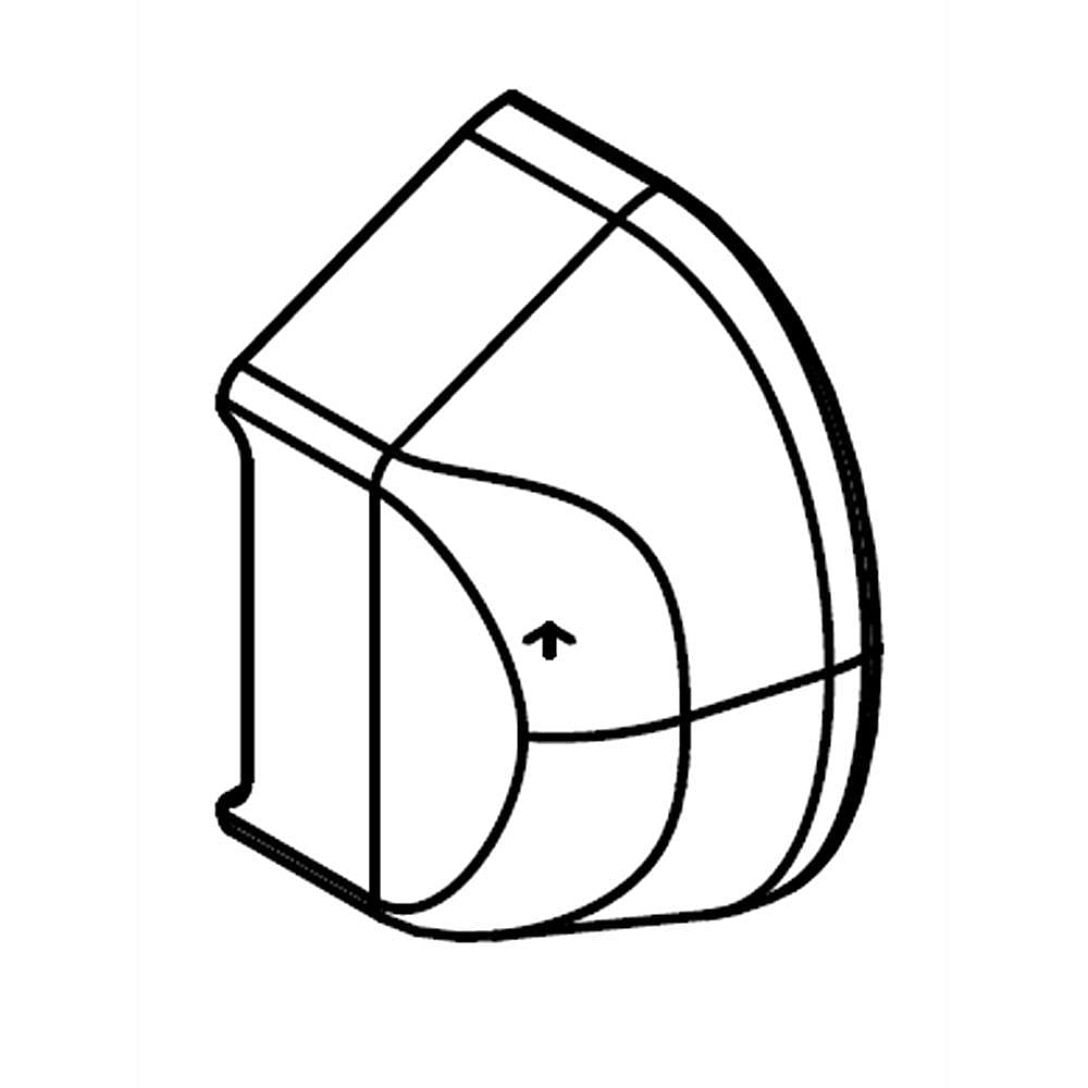 Part #w10520963, Button Et / 2.00 x 1.50 x 1.25