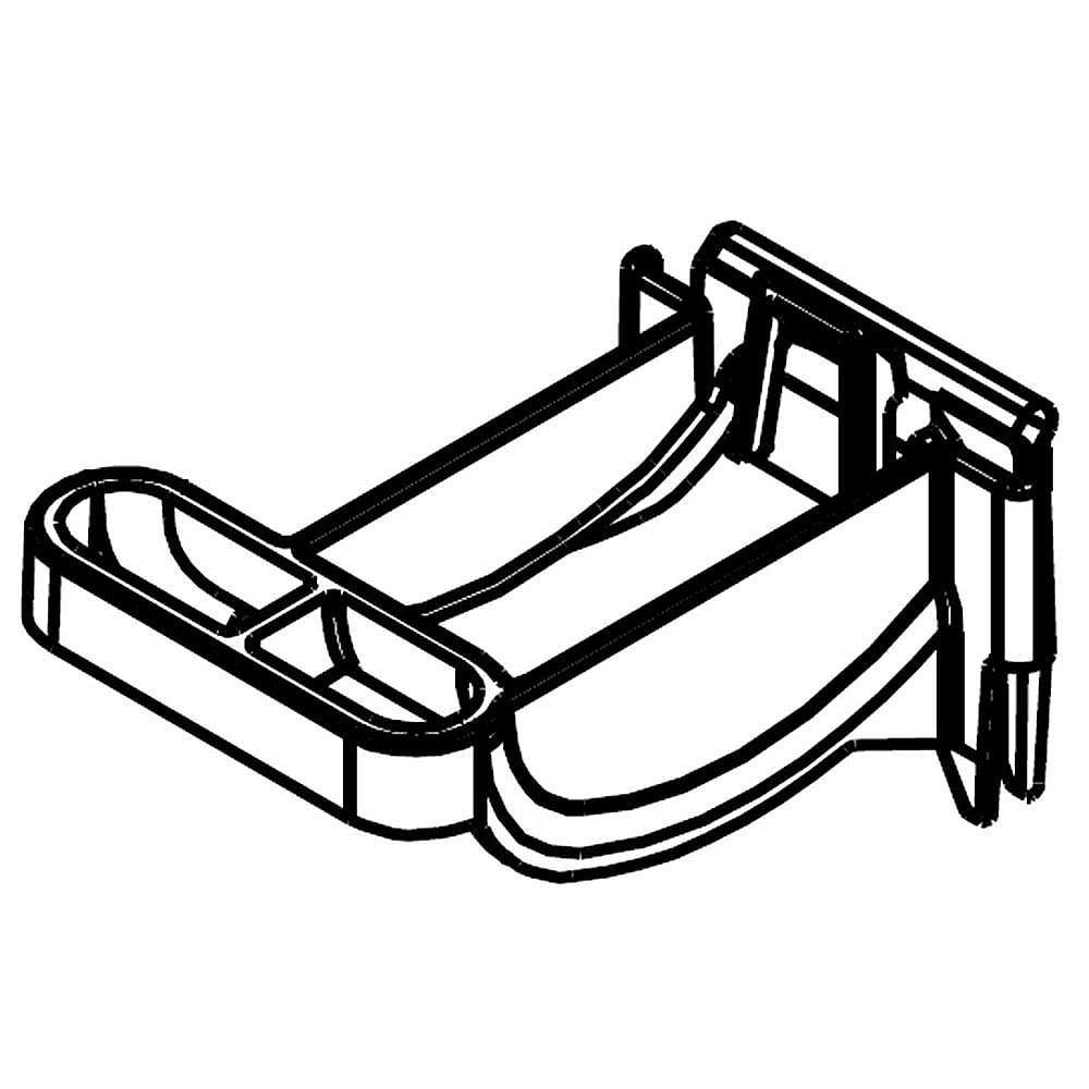 Part #w10528513, Refrigerator Tube Clamp / 3.00 x 1.72 x 1.25