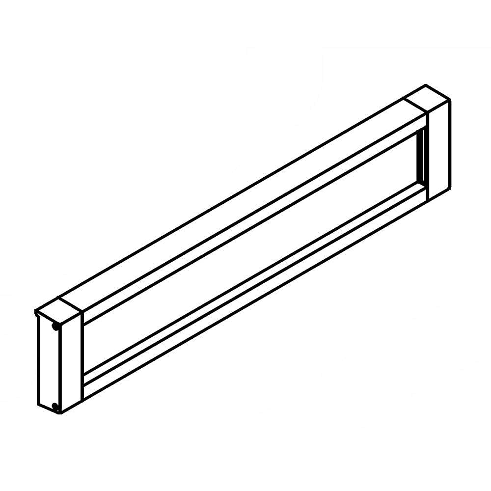 Part #w10529485, Refrigerator Deli Drawer Front Cover / 28.75 x 6.00 x 2.00