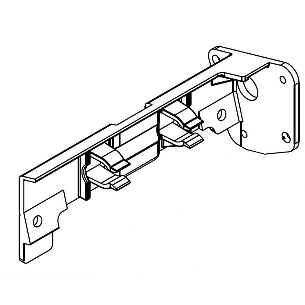 Part #w10542660, Refrigerator Motor Bracket / 4.62 x 1.50 x 1.25