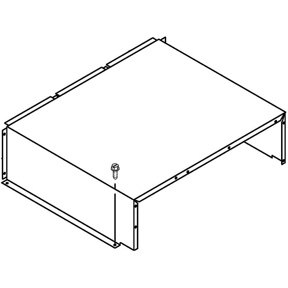 Part #w10545068, Maytag Refrigerator Cover / 30.62 x 19.50 x 8.75