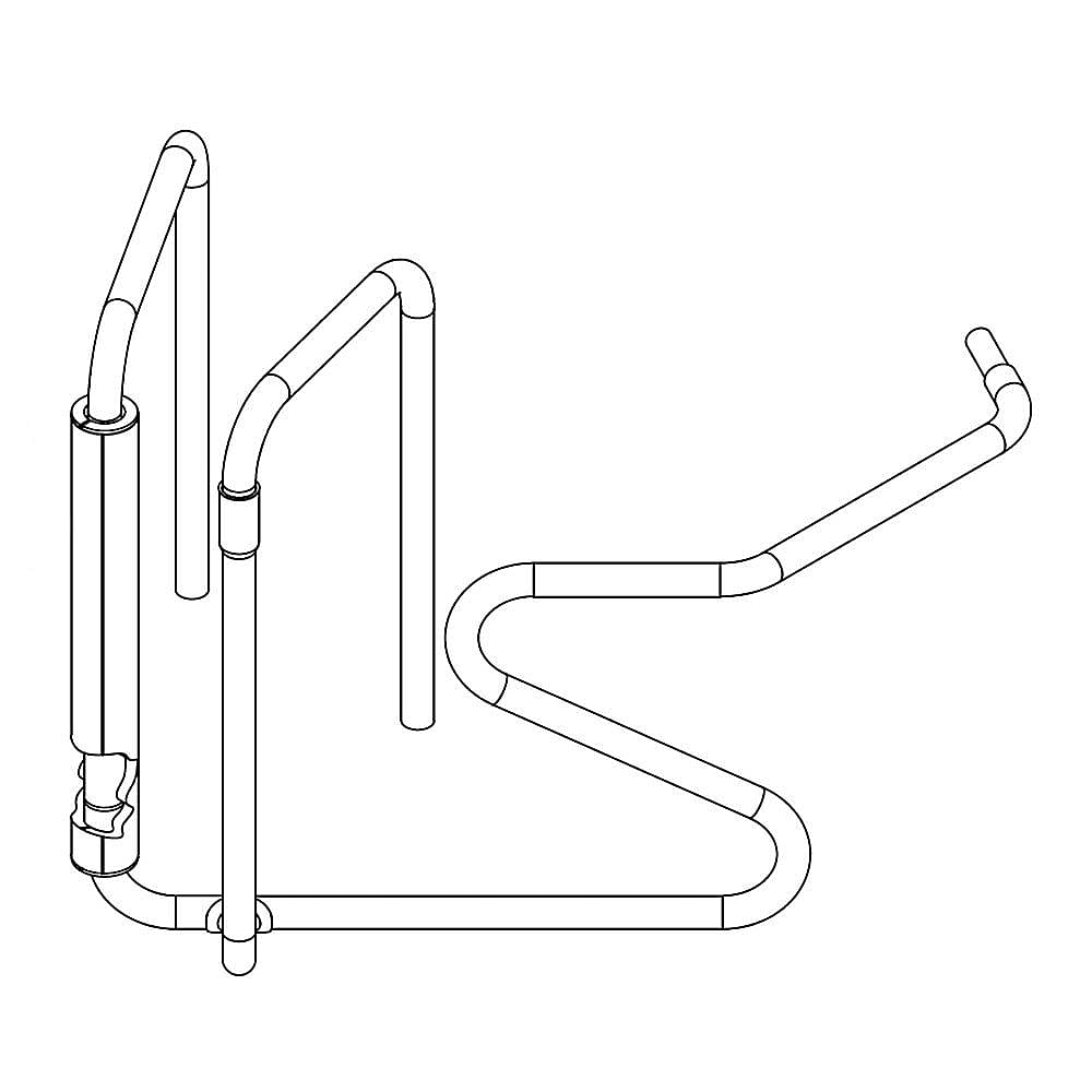 Part #w10545389, Suction Tube Assembly / 8.25 x 6.75 x 8.00