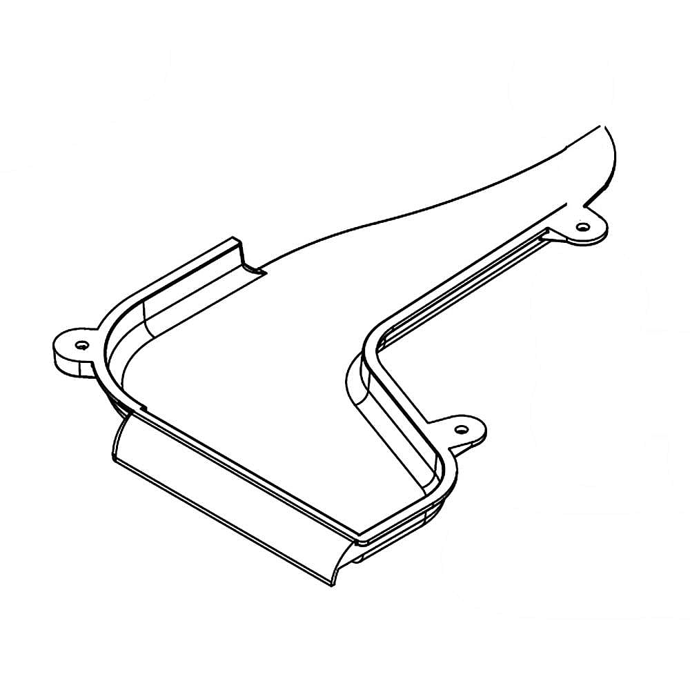 Jenn-Air Part #w10552980, Refrigerator Duct Air Floor | 11.50 x 8.00 x 0.75
