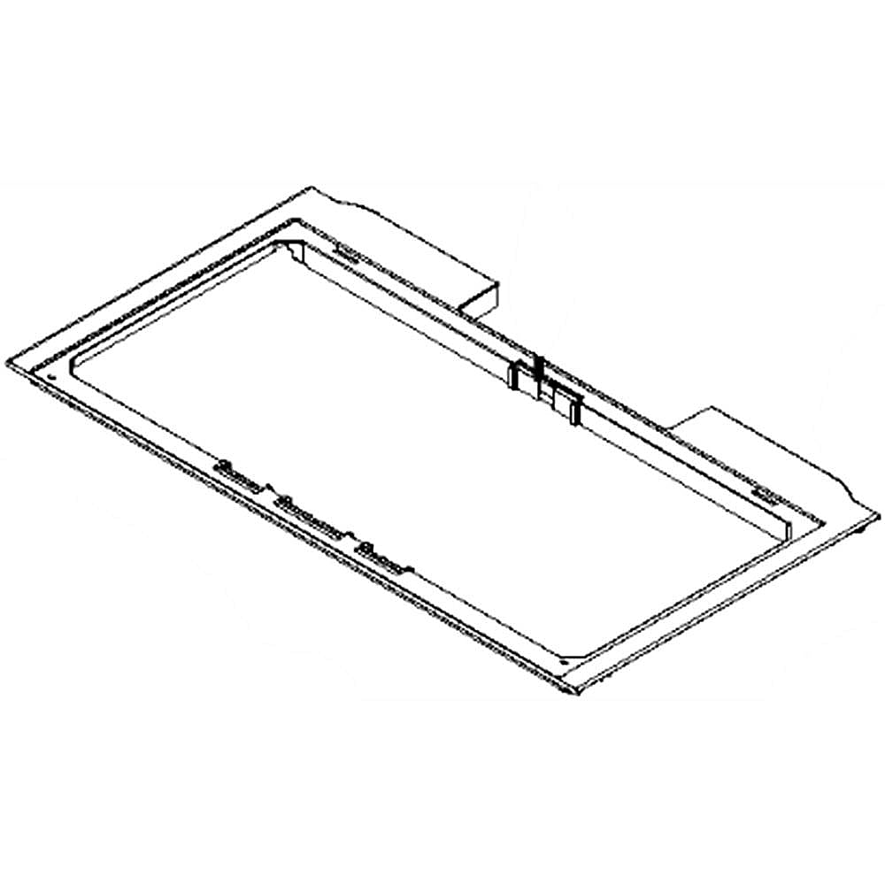 Part #w10561180, Refrigerator Crisper Cover / 32.00 x 1.50 x 18.00