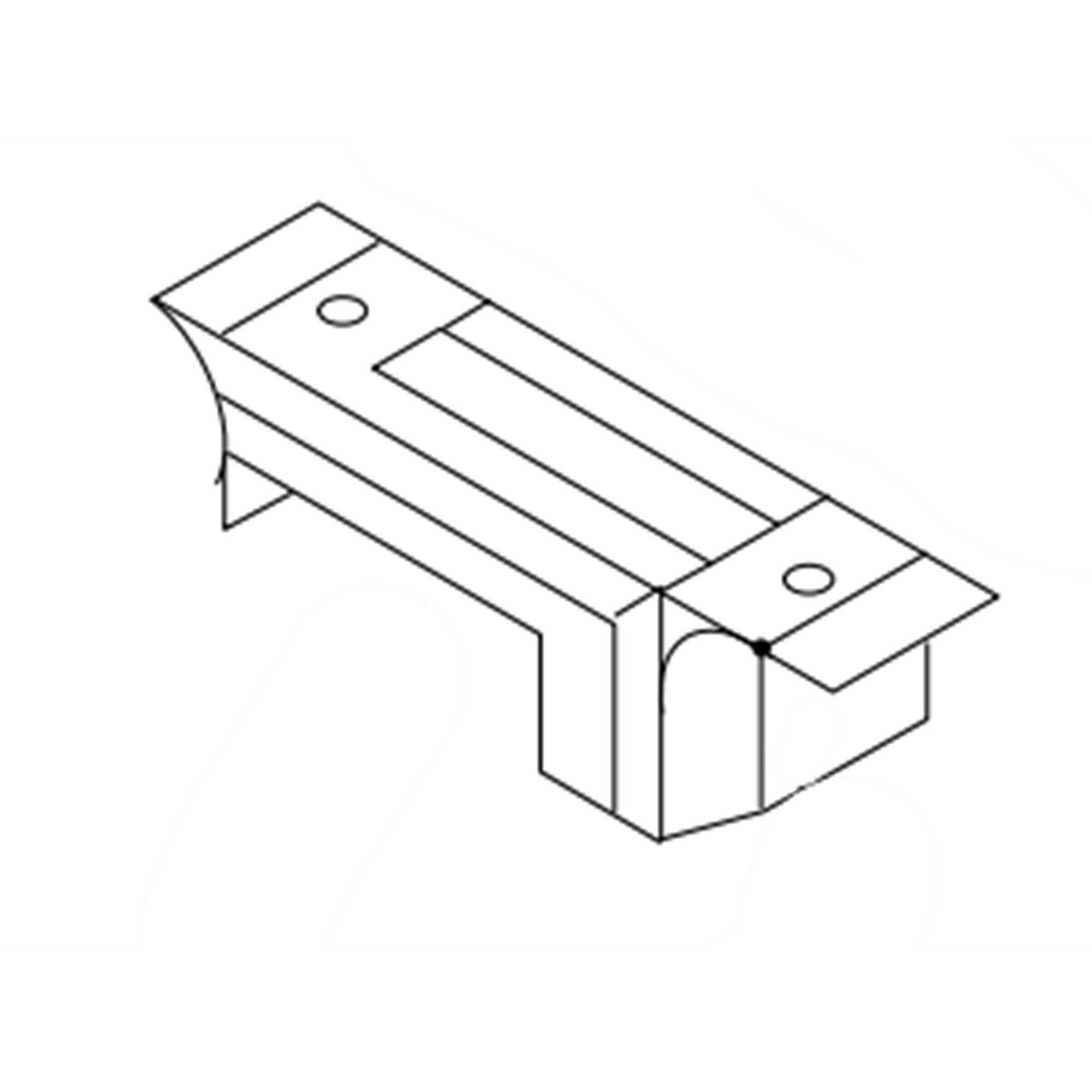 Part #w10562833, Block Pivot / 3.75 x 2.00 x 0.75