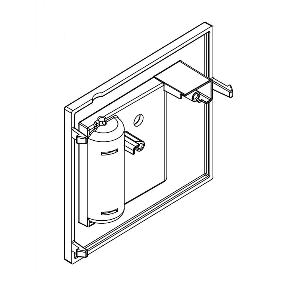 Photo of KitchenAid Part #w10563309, Refrigerator Cover | 2.00 x 6.00 x 6.00 from Repair Parts Direct