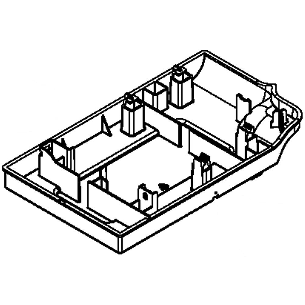 Part #w10565417, Evaporator Tray / 12.00 x 7.25 x 2.25