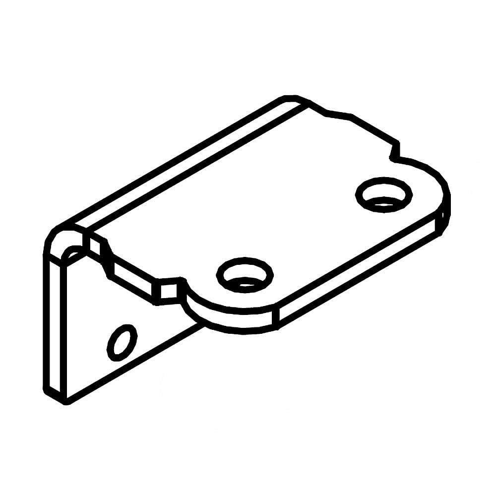 Whirlpool Part #w10574262, Hinge Plate | 2.75 x 2.25 x 1.75
