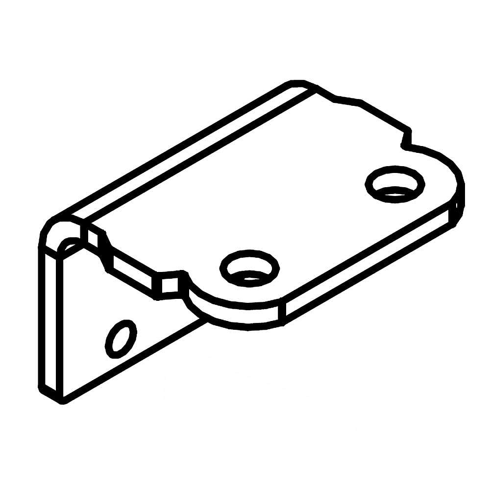 Whirlpool Part #w10574264, Hinge Plate | 2.75 x 2.25 x 1.75