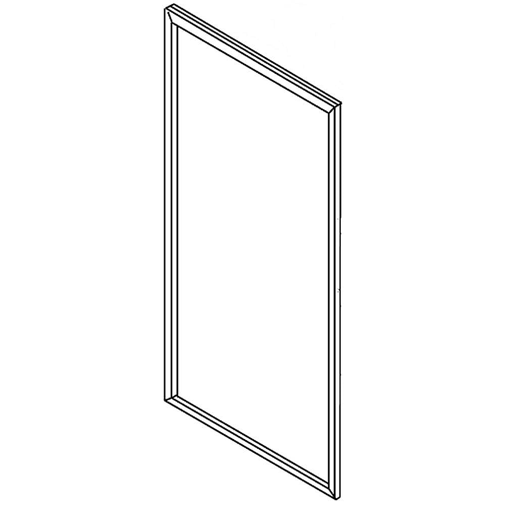Part #w11501317, Freezer Door Gasket (White) / 36.00 x 24.00 x 2.25