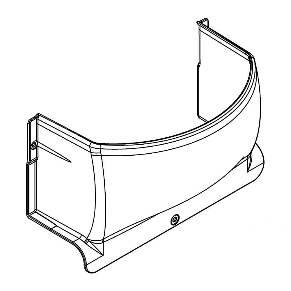 Part #w10574581, Evaporator Fan Cover / 10.50 x 6.00 x 5.15