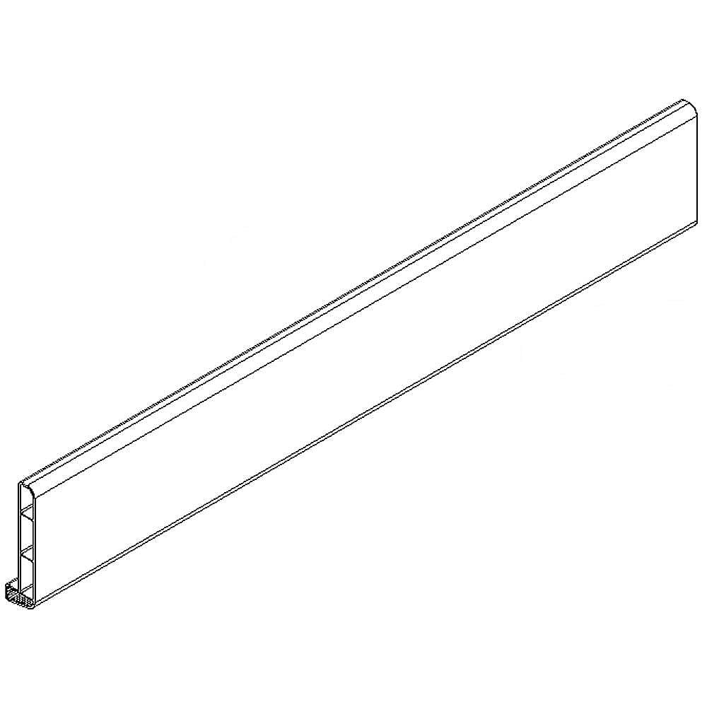 Whirlpool Part #w10581590, Door Trim | 27.50 x 4.00 x 1.10