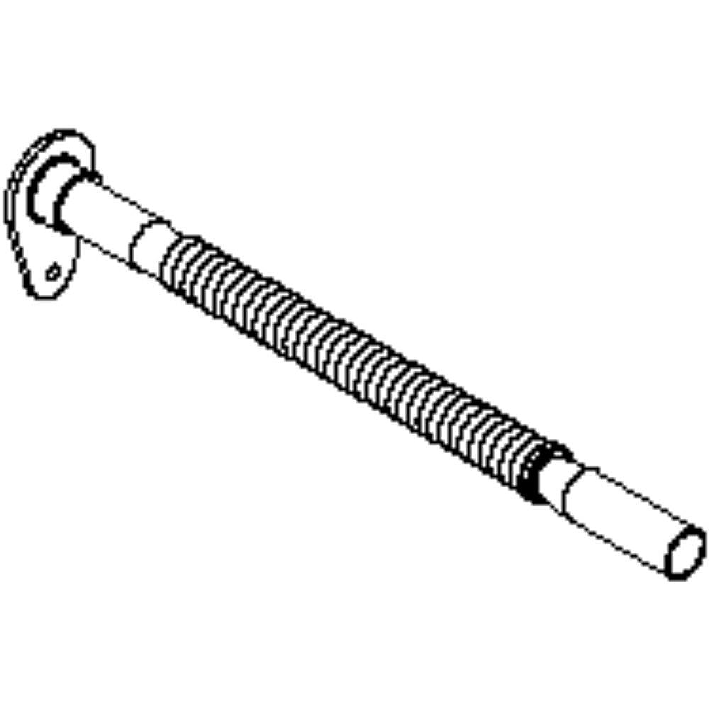 Part #w10582029, Refrigerator Drain Tube / 8.00 x 0.62 x 0.62