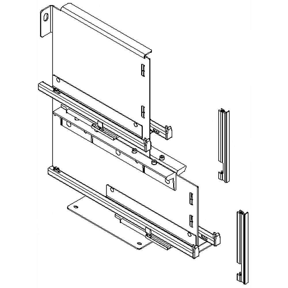 Part #w10585157, Refrigerator Support Assembly, Center / 16.50 x 16.50 x 4.50