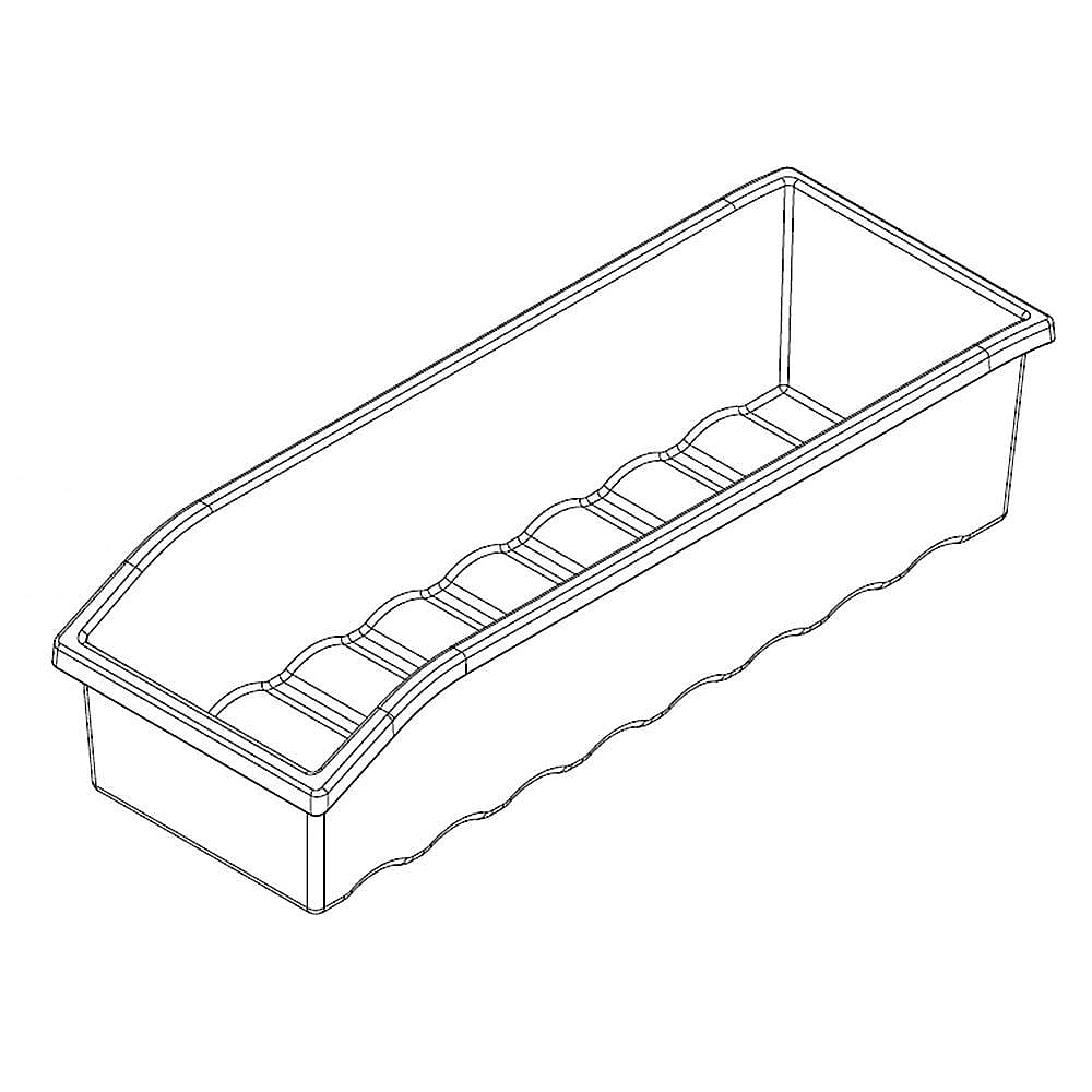 KitchenAid Part #w10591235, Refrigerator Pantry Divider | 17.00 x 6.00 x 4.00