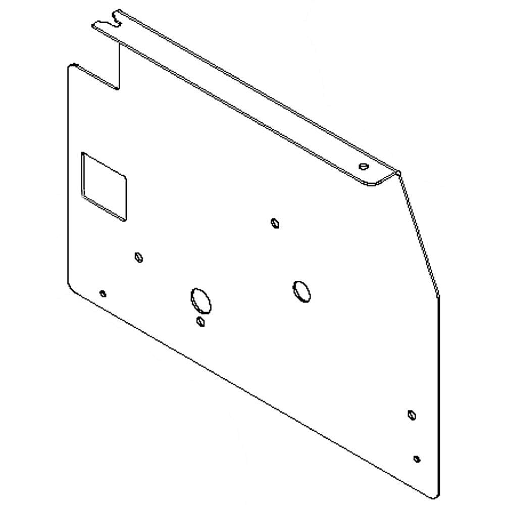 Part #w10600630, Refrigerator Slide Support / 11.50 x 8.25 x 0.75