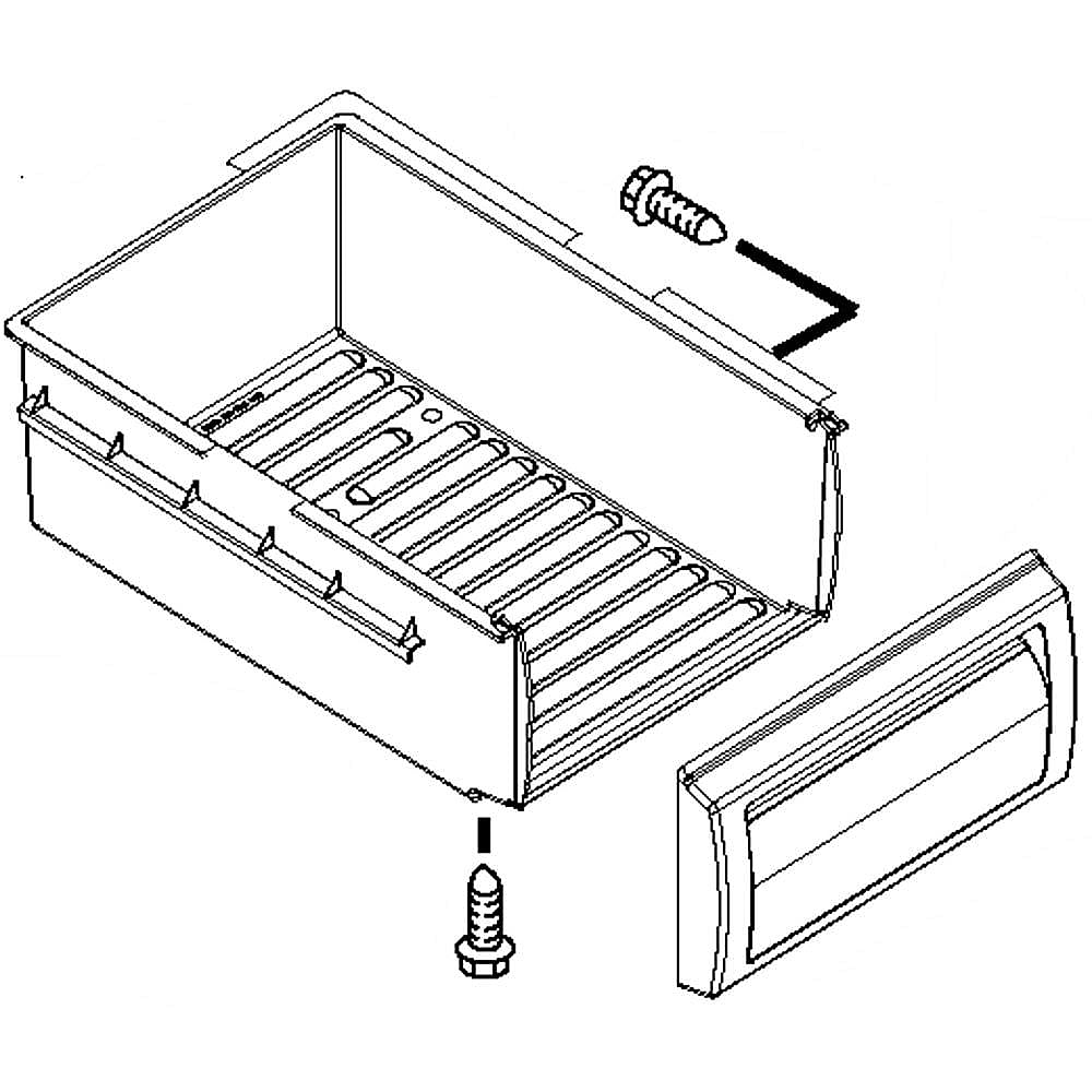 Refrigerator Ice Bin Assembly