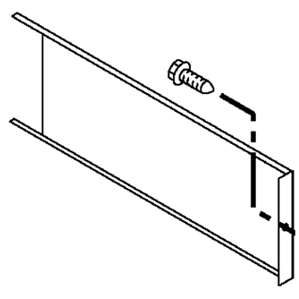 Part #w10600711, Divider-Fc B / 16.50 x 4.00 x 0.38