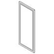 Whirlpool Refrigerator Door Gasket (gray) for KitchenAid KBFN502EBS06 - Part W10600741