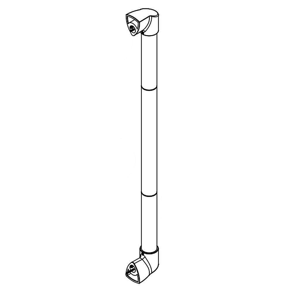 Jenn-Air Part #w10605387, Refrigerator Door Handle | 26.00 x 3.25 x 2.13