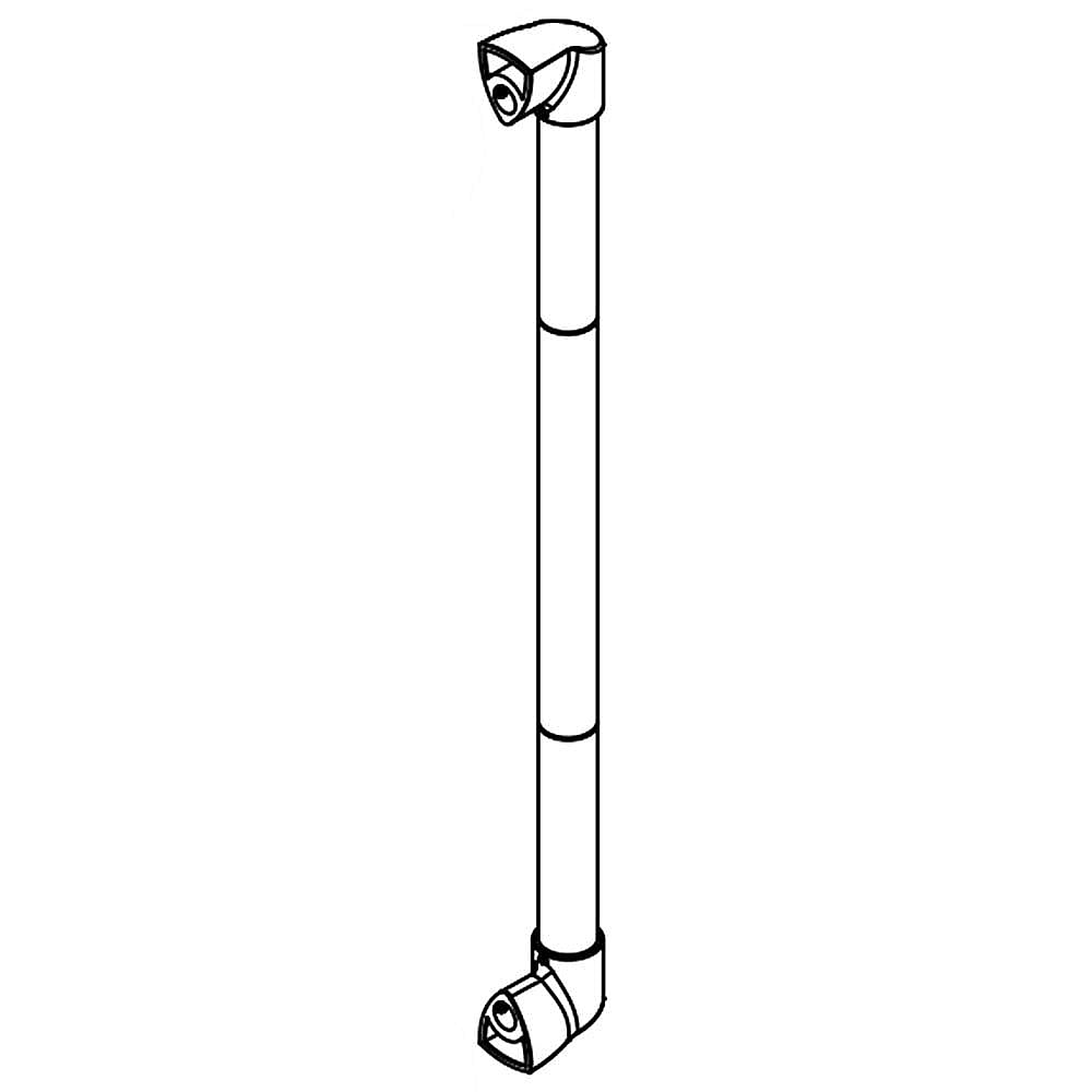 Part #w10605388, Door Handle (Stainless) / 39.75 x 14.50 x 7.25