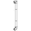 Door Handle (stainless) for Jenn-Air JFFCC72EFP00 - Part W10605388