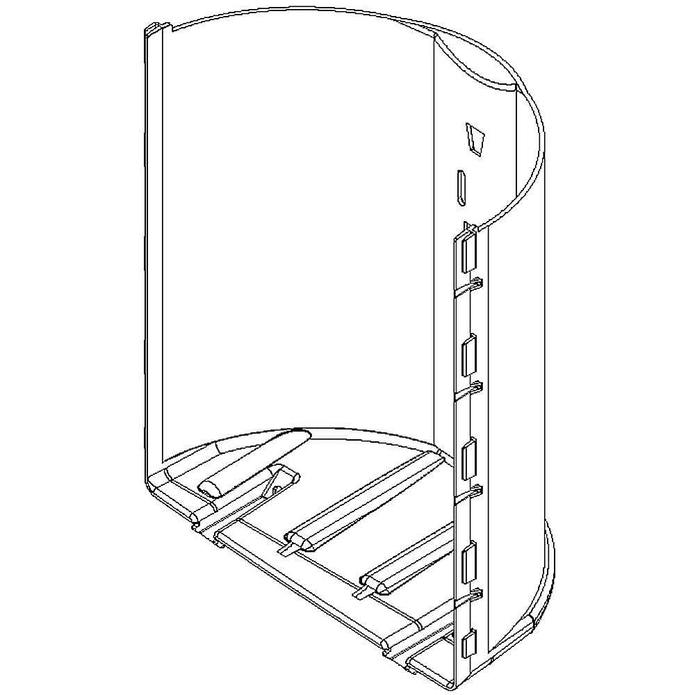Part #w10606648, False Wall C / 10.25 x 9.00 x 4.93