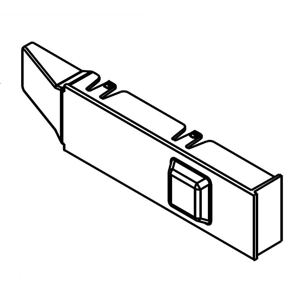 Jenn-Air Part #w10606813, Door Insert | 7.25 x 1.60 x 1.25