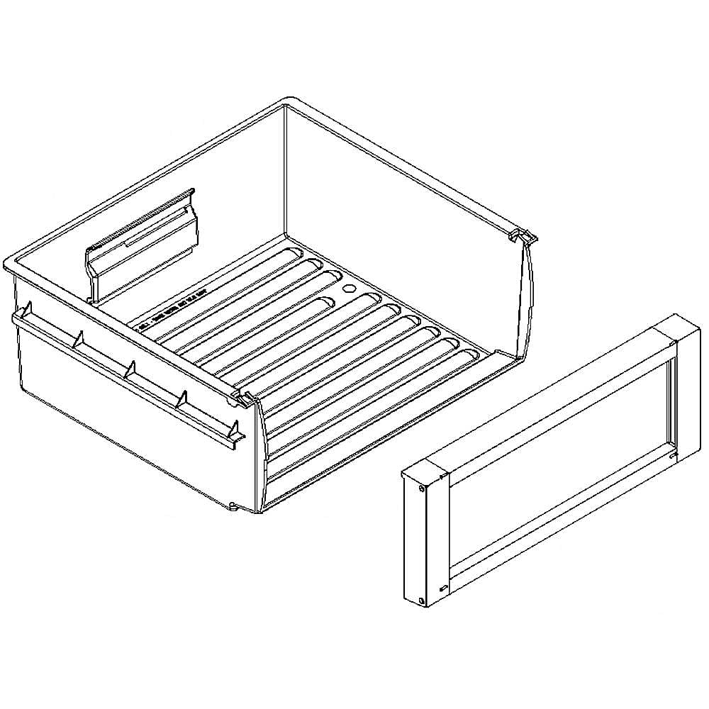 KitchenAid Part #w10609697, Pan Assy-Fre | 18.00 x 14.50 x 6.50
