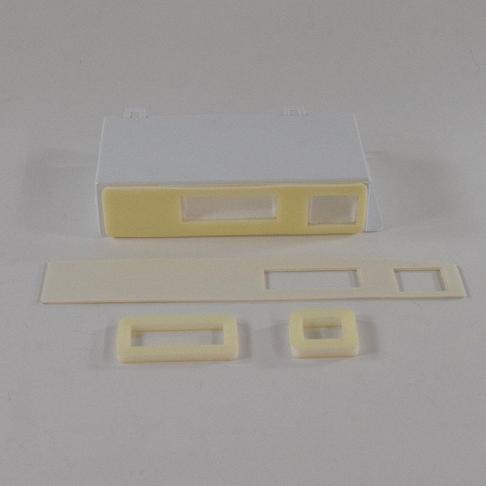 Part #w10612142, Refrigerator Ice Box Rear Adapter Kit / 7.69 x 7.69 x 20.88