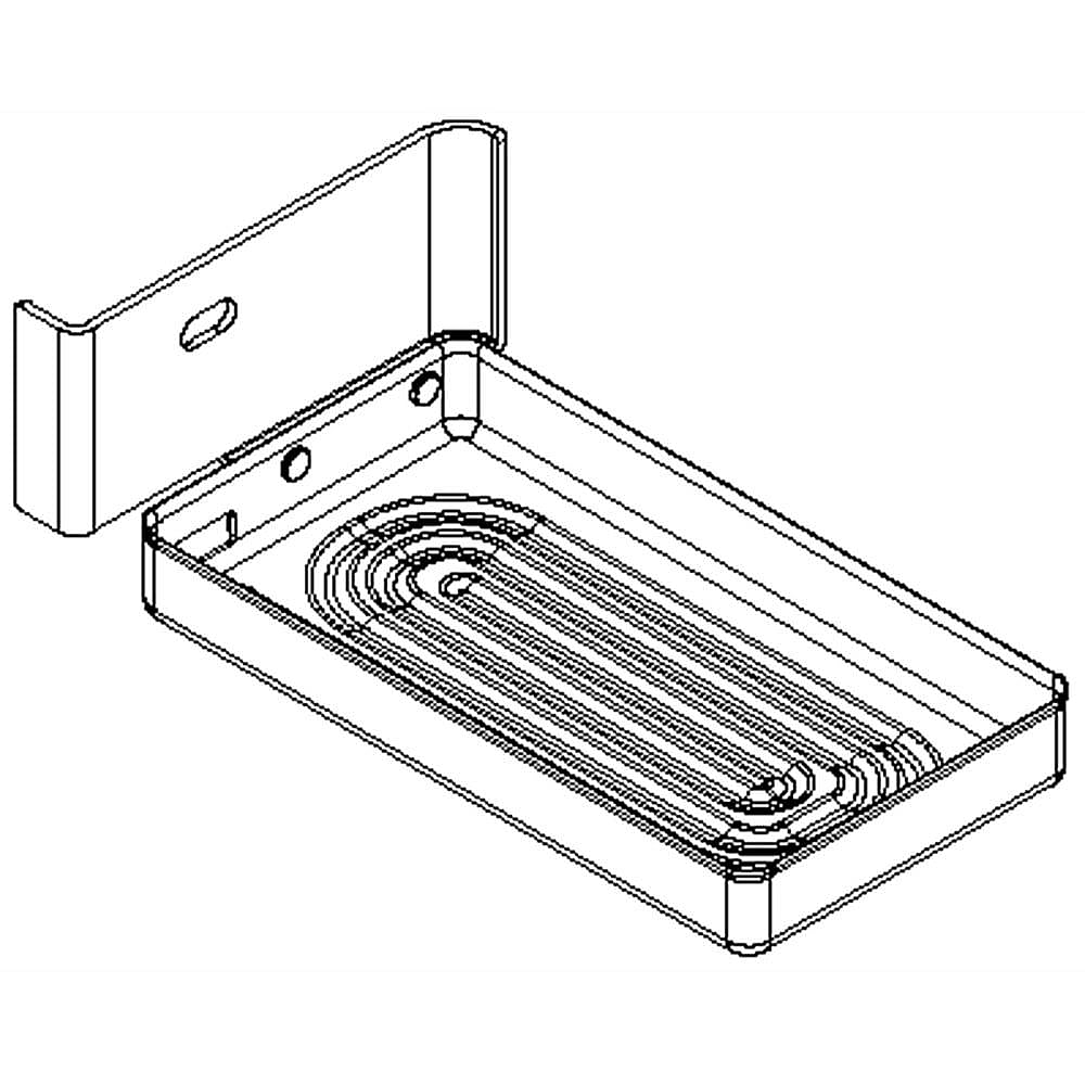 Part #w10615506, Tray-Drip, C / 5.15 x 3.00 x 1.75
