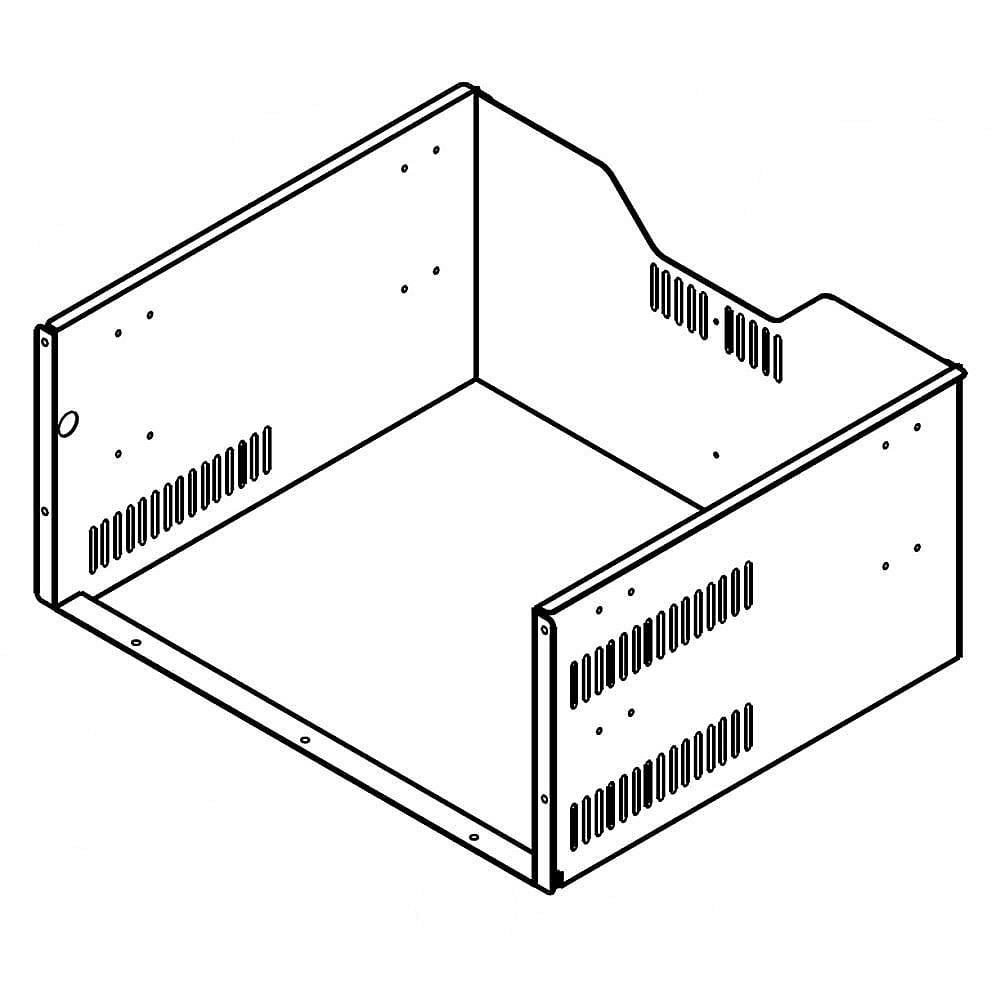 Part #w10622003, Drawer Box A / 19.75 x 17.50 x 10.25
