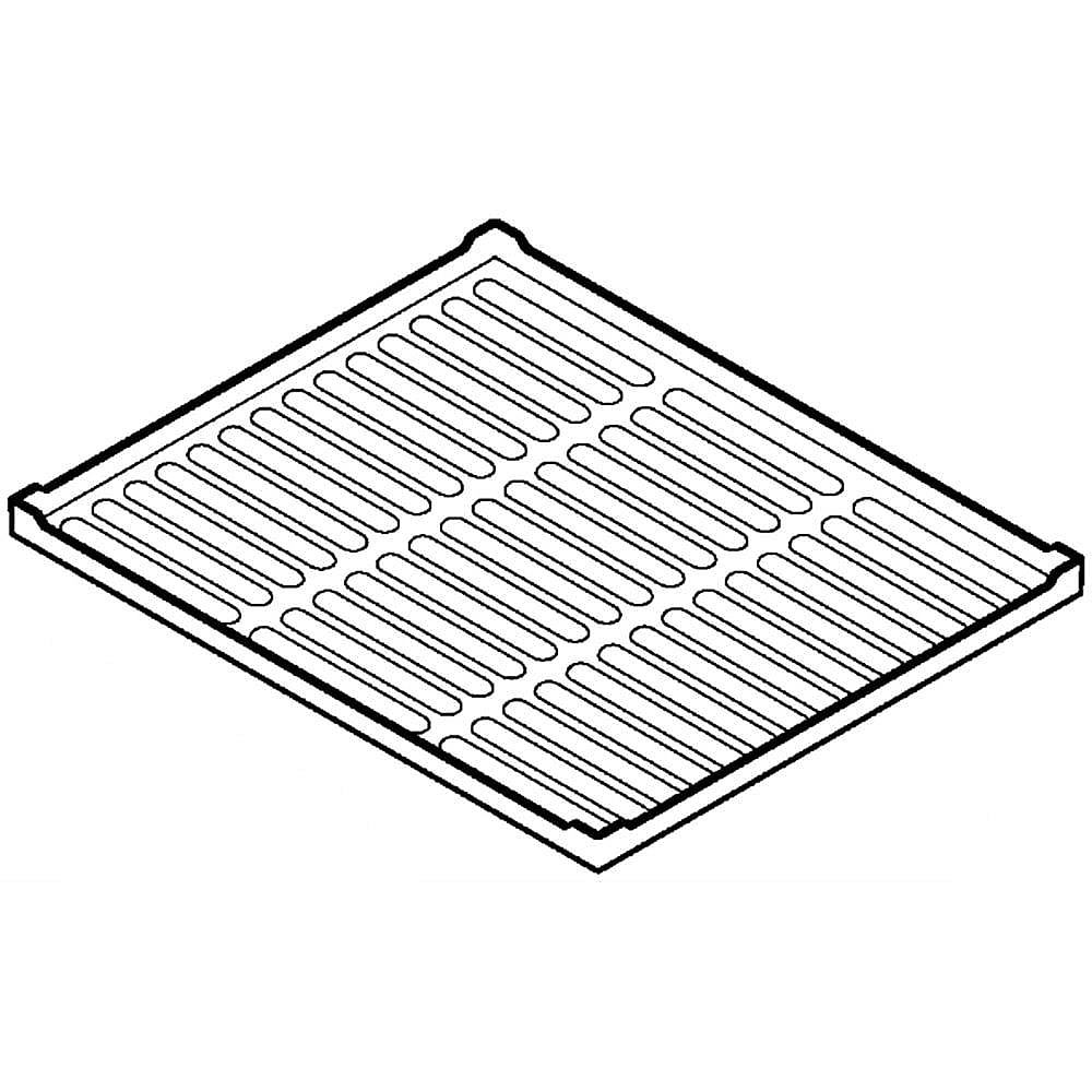 KitchenAid Part #w10622026, Refrigerator Mat | 18.38 x 12.38 x 1.00