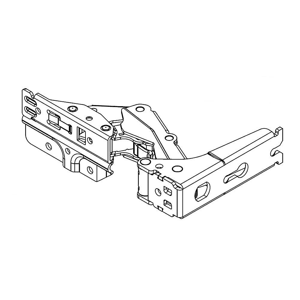 Part #w10622810, Hinge / 3.50 x 1.62 x 1.93