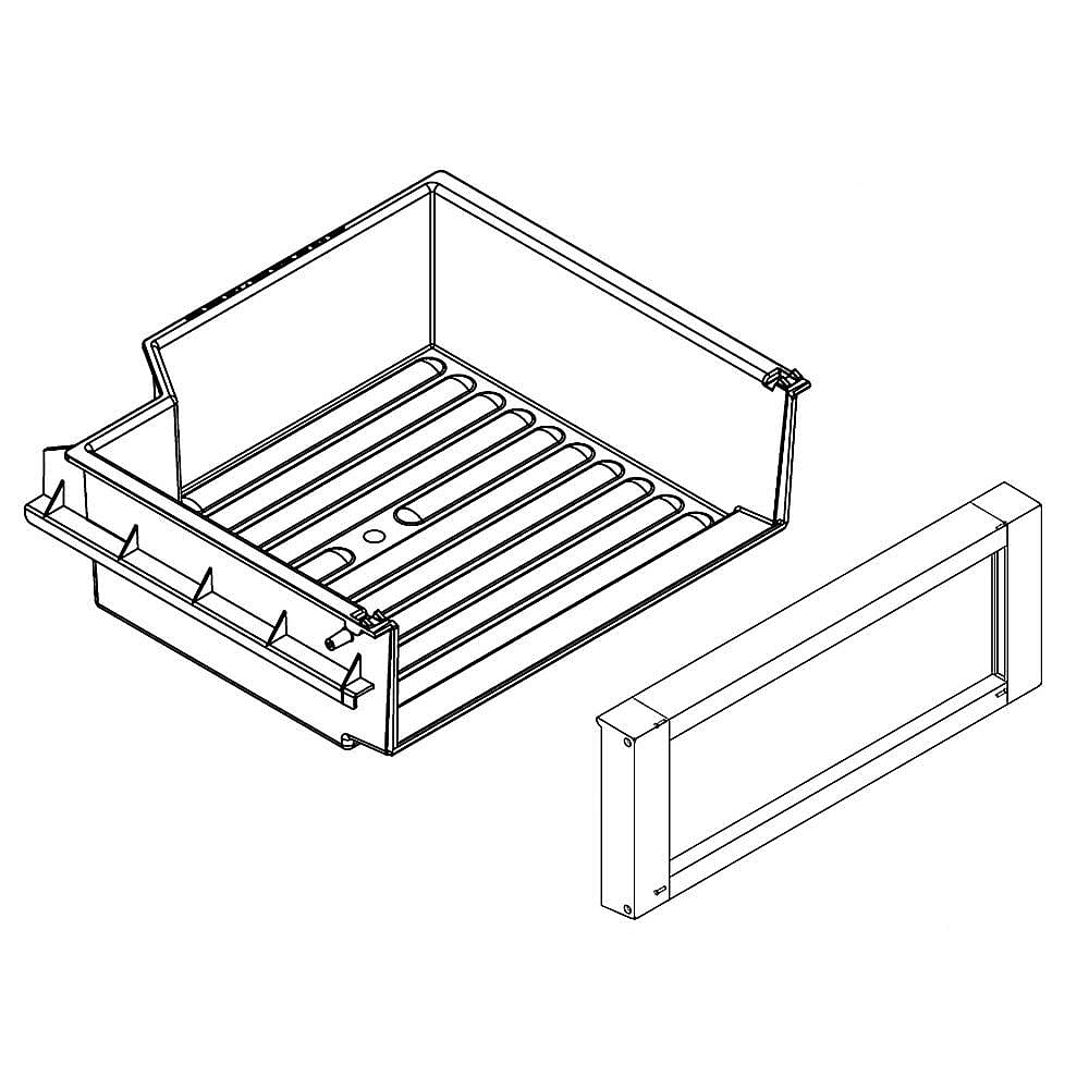 Jenn-Air Part #w10626680, Pan Assy-Frz | 18.00 x 15.16 x 6.00