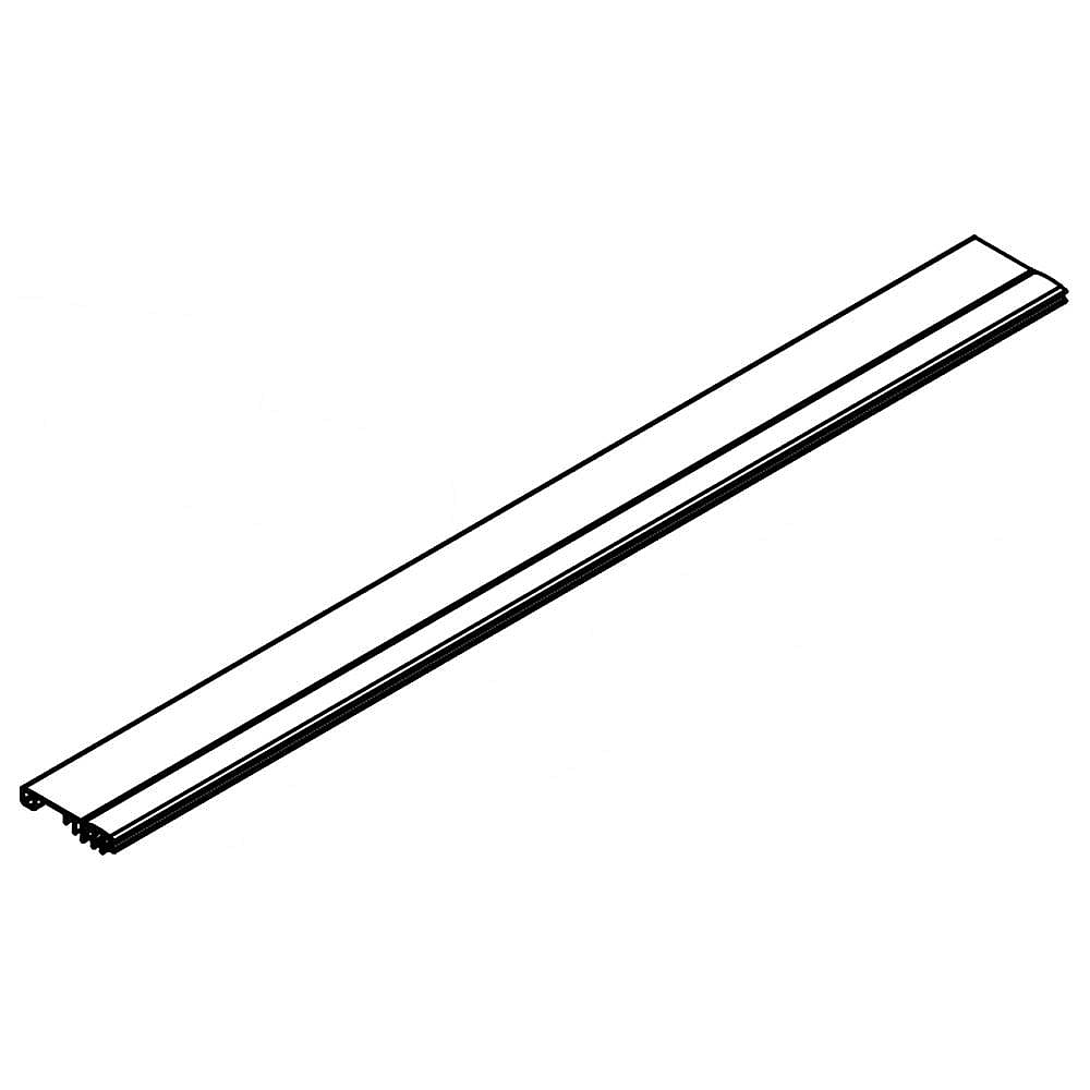 Part #w10628681, Refrigerator Shelf Trim, Rear / 25.50 x 1.15 x 0.50