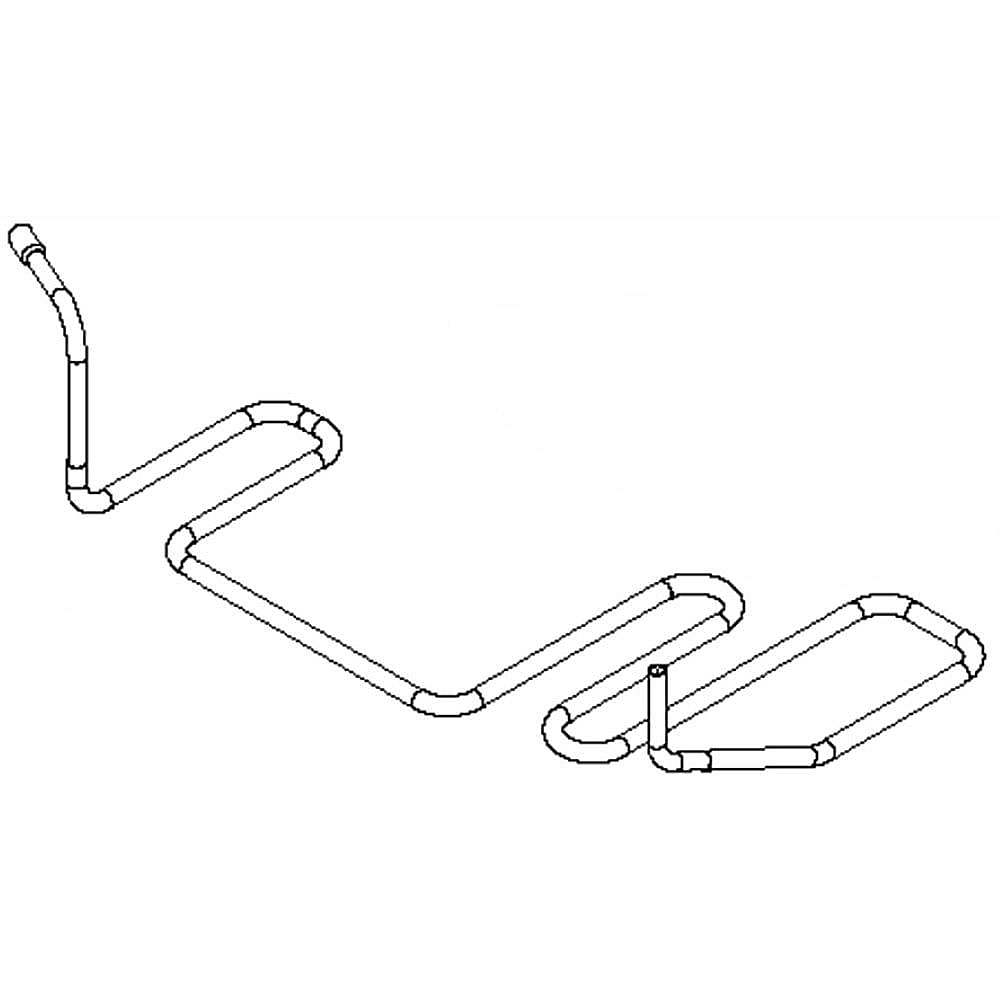 Part #w10633584, Refrigerator Discharge Tube / 15.00 x 7.15 x 3.00