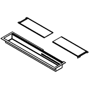 Refrigerator Easy Slide Drawer Assembly W10634634