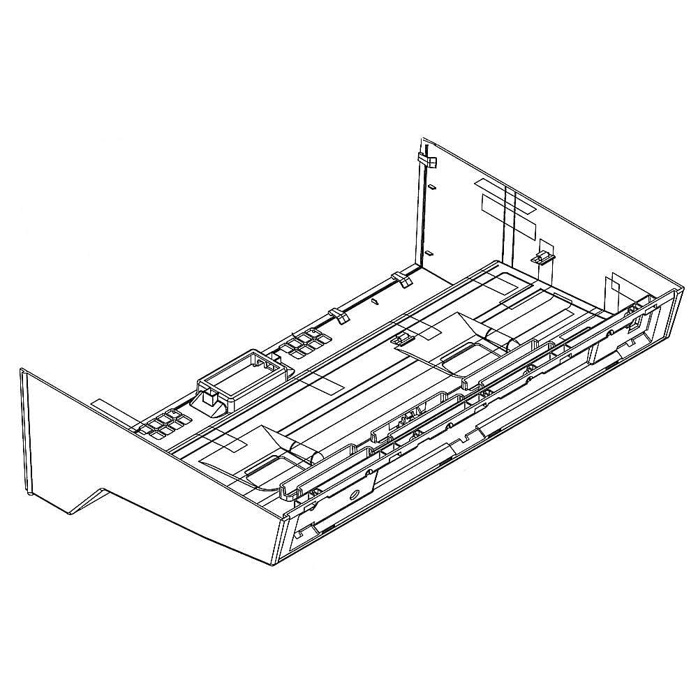 Part #w10636487, Refrigerator Compartment Evaporator Cover / 22.75 x 14.50 x 6.00