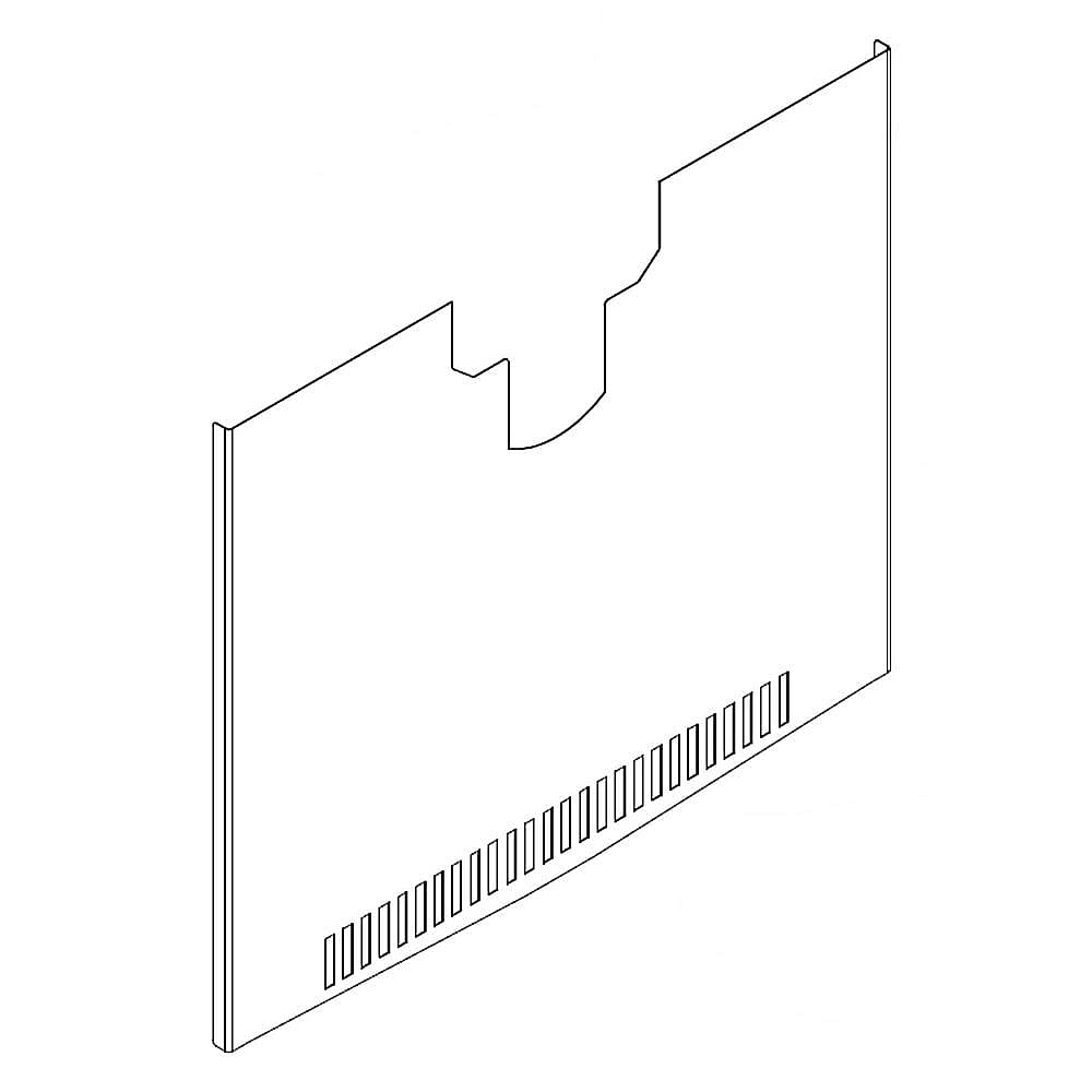 Jenn-Air Part #w10636533, Refrigerator Evaporator Cover | 19.38 x 21.75 x 0.50