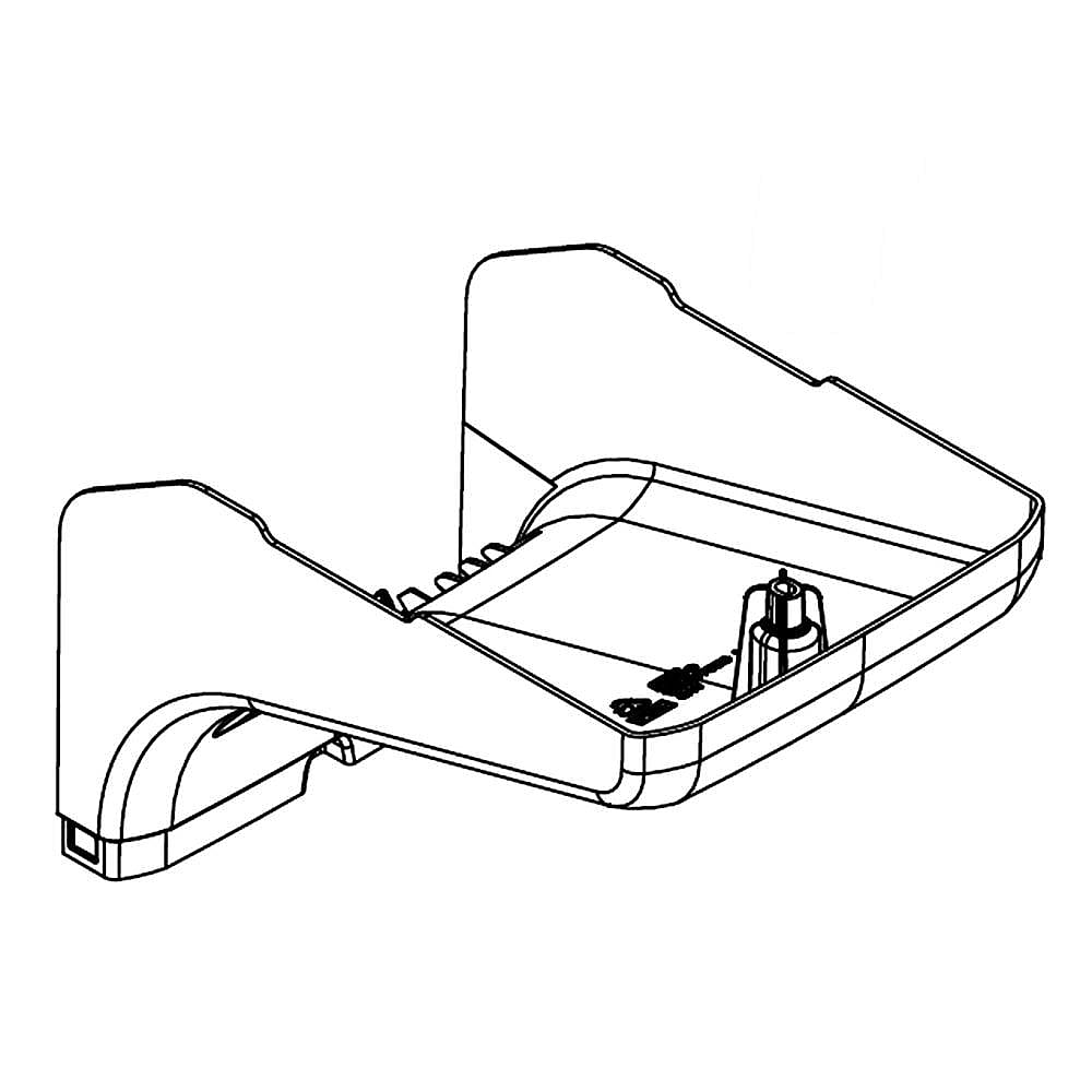 Part #w10637058, Refrigerator Air Diffuser Cover / 6.50 x 9.75 x 6.50