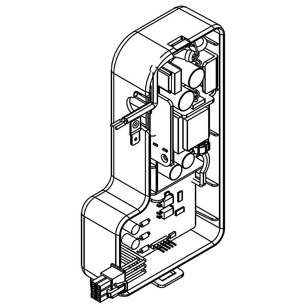 Part #w11368839, Refrigerator Led Power Board Assembly (Replaces W10640411) / 11.50 x 8.00 x 8.00